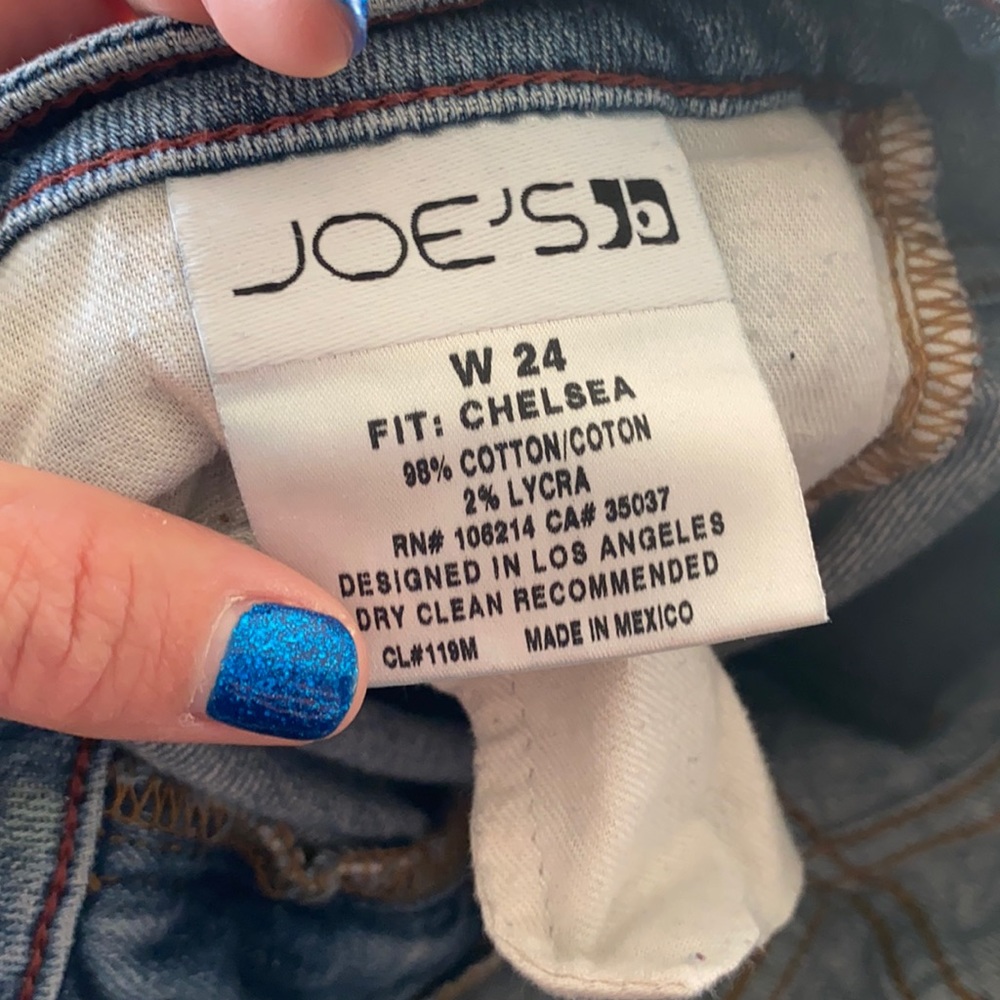 Distressed Chelsea Skinny Joe’s Denim